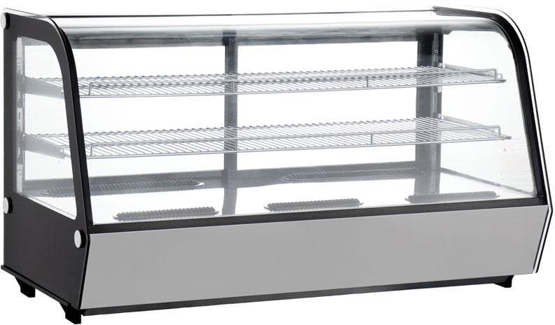 48″ Two (2) Shelf Countertop Refrigerated Display, 7.13 cu.ft. (202 L), Stainless Steel