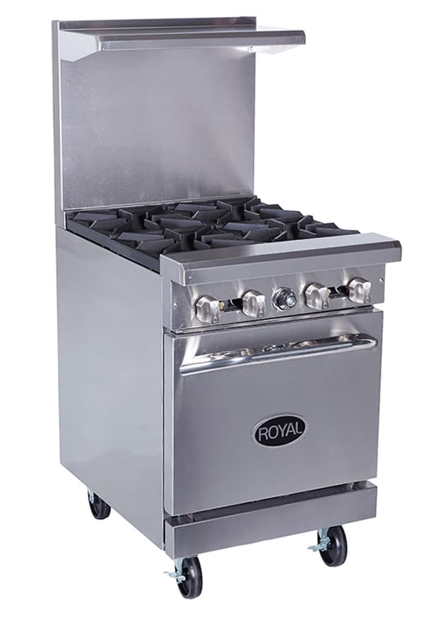 Royal – 24” Wide Griddle Stainless Steel Gas Range – RR-G24