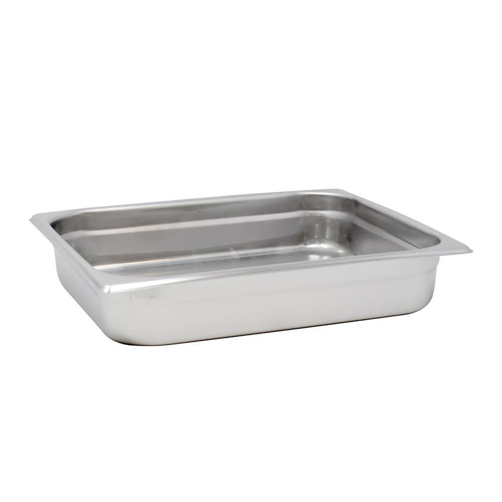 GN 1/2 Half-Size Anti-Jam Stainless Steel Steam Table Pan – 2.5″ Deep