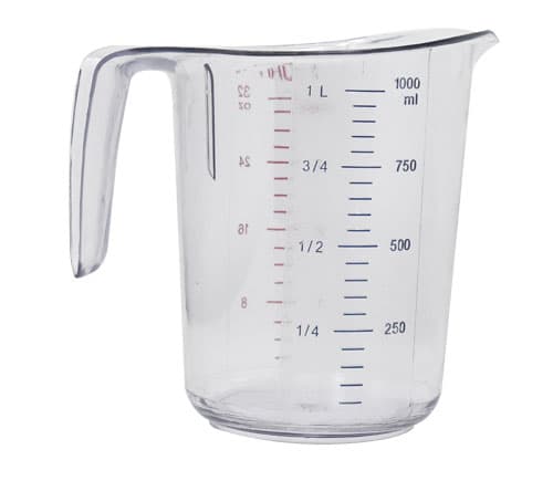 32 oz / 1 L Clear Polycarbonate Measuring Cup