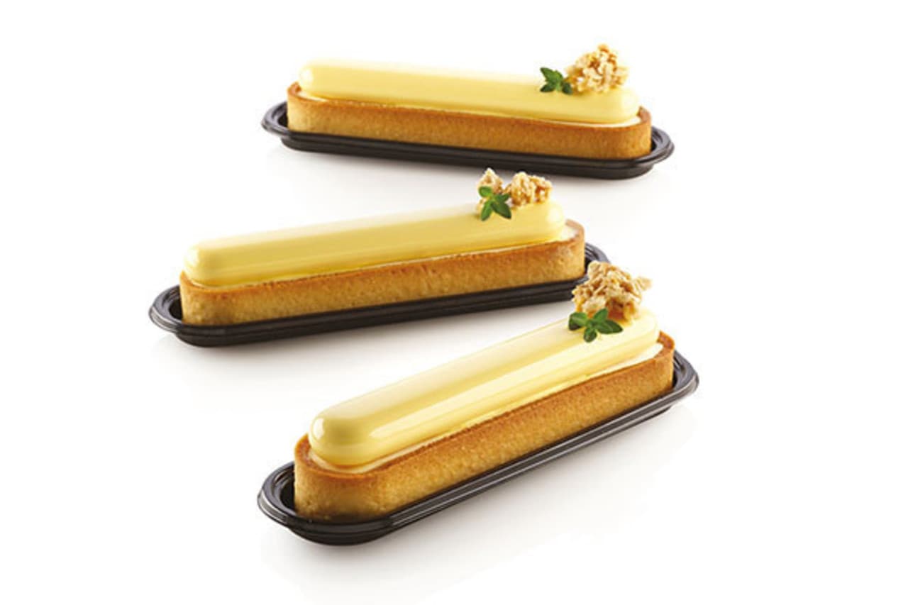 Silikomart – Oblong Microperforated Tart Ring Kit – KIT RING OBLONG