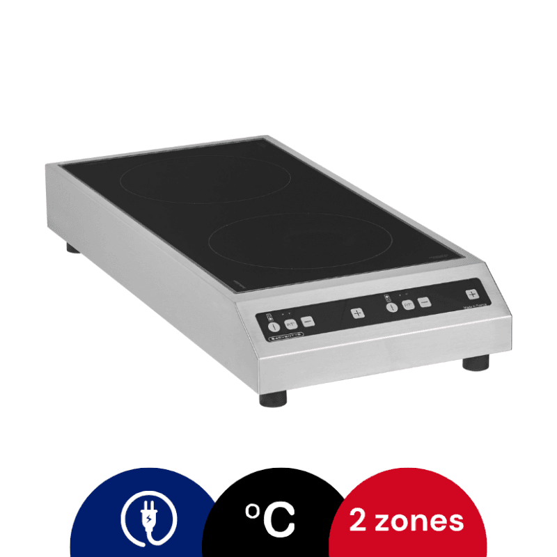 Adventys GLN2 F 3000 2-Zone Induction Cooktop