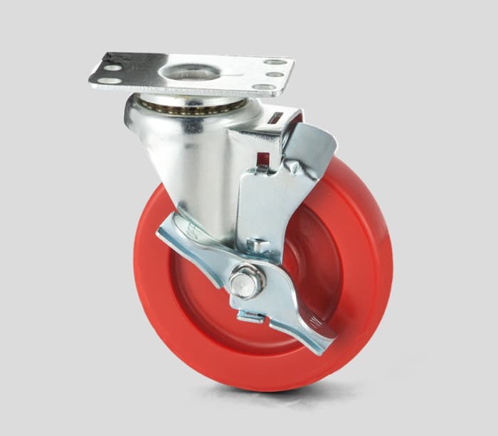 American Range – 6″ Stem Casters With Brake, Pack of 6 – A35120