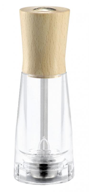 Tosca Series – 6" Pepper Mill Light Beech Wood with Acrylic Resin Base