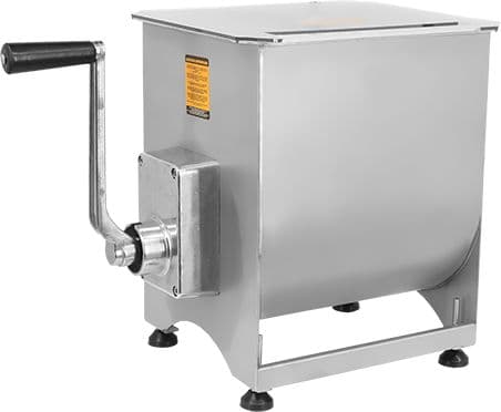 Stainless Steel Manual Non-Tilting Meat Mixer 44 lbs
