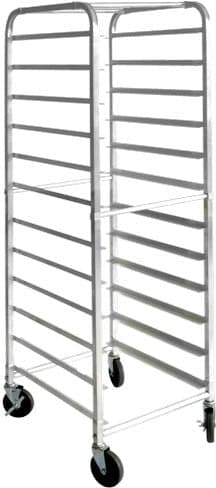 Aluminum, Round Top Bun Rack with 12 Slides and 5″ spacing