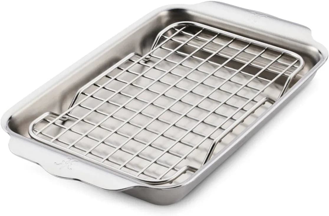 Hestan – Provisions 9″ x 6″ Stainless Steel OvenBond Eighth Sheet Pan – 54317-C