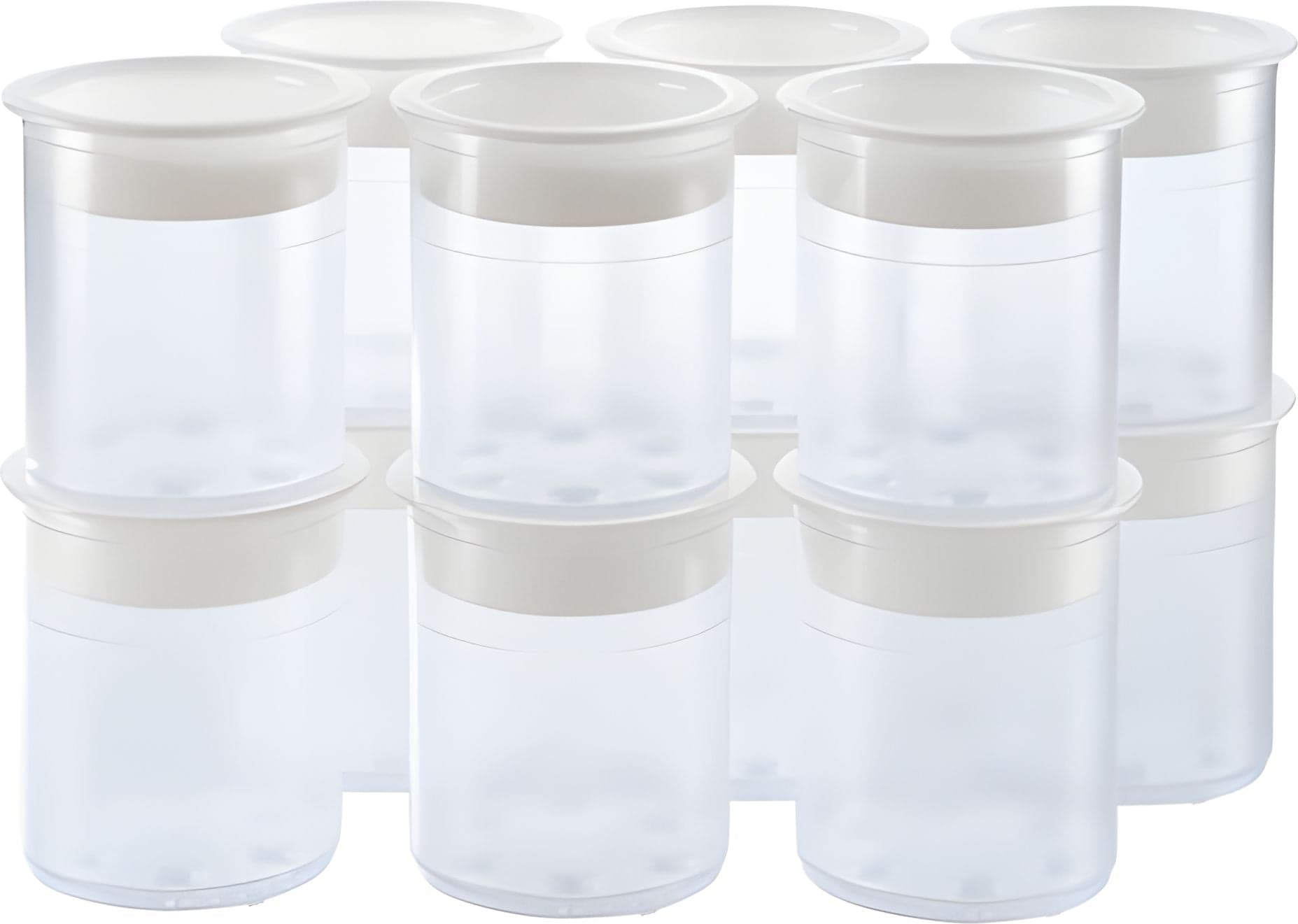Pacojet Transparent Synthetic Pacotizing Beaker with Lids – Set of 12