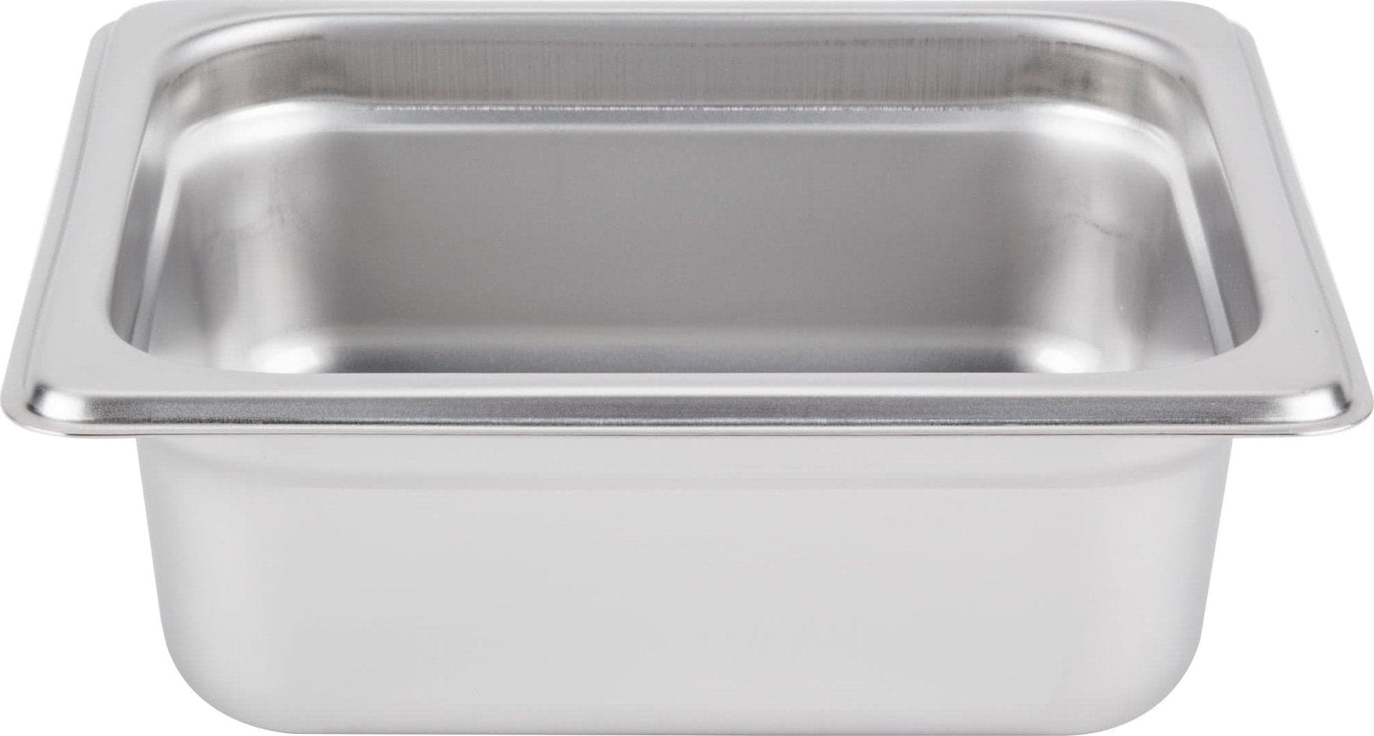 GN 1/6 Sixth-Size Anti-Jam Stainless Steel Steam Table Pan – 2.5″ Deep