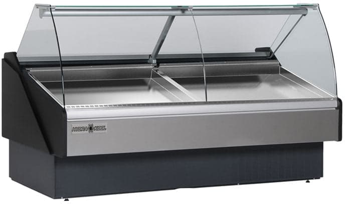 Hydra-Kool KFM-SC-120-S 124″ Curved Glass Seafood Case