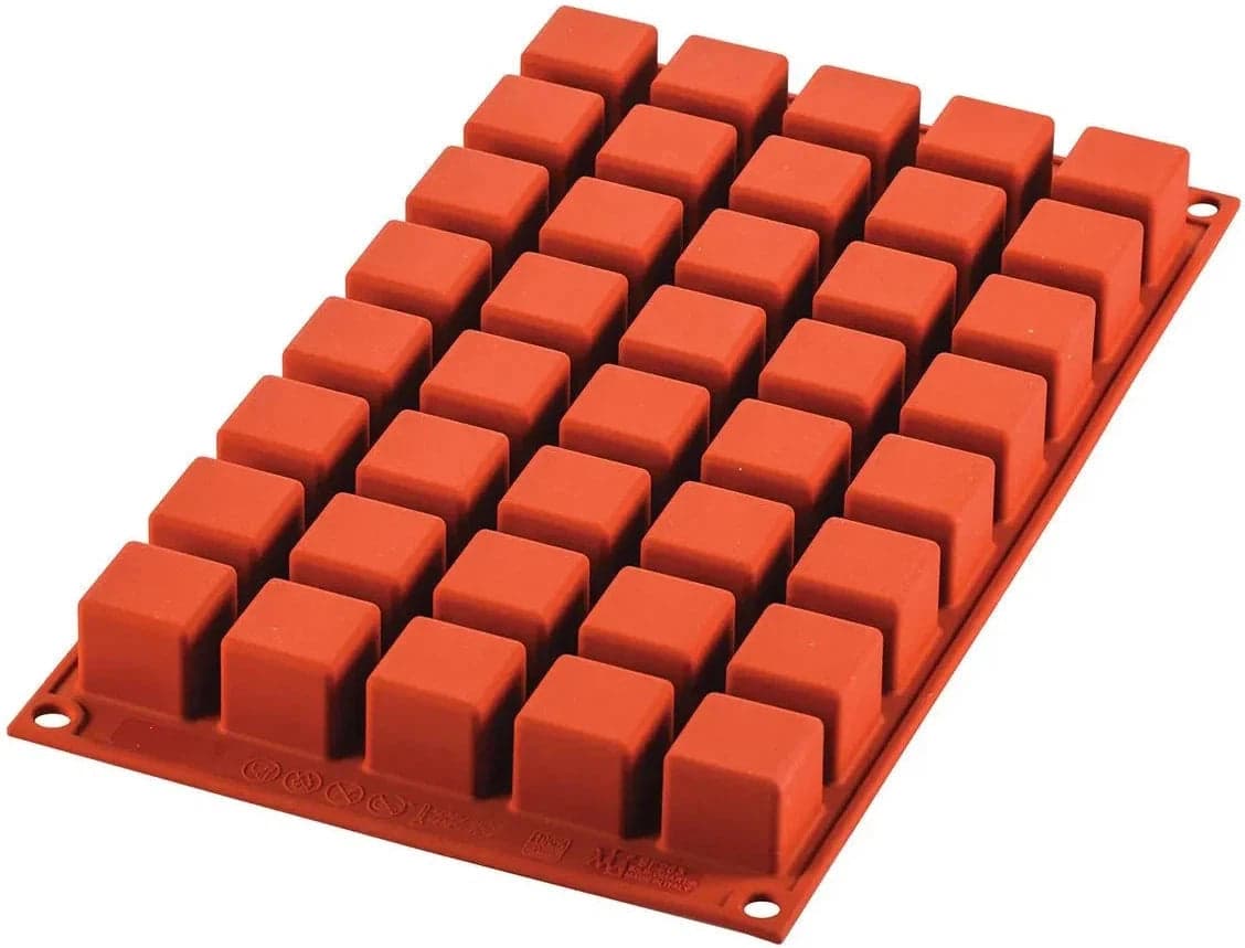 Silikomart – 0.9" x 0.9" x 0.9" Silicone #40 Compartment Cube Baking Mold – SF263