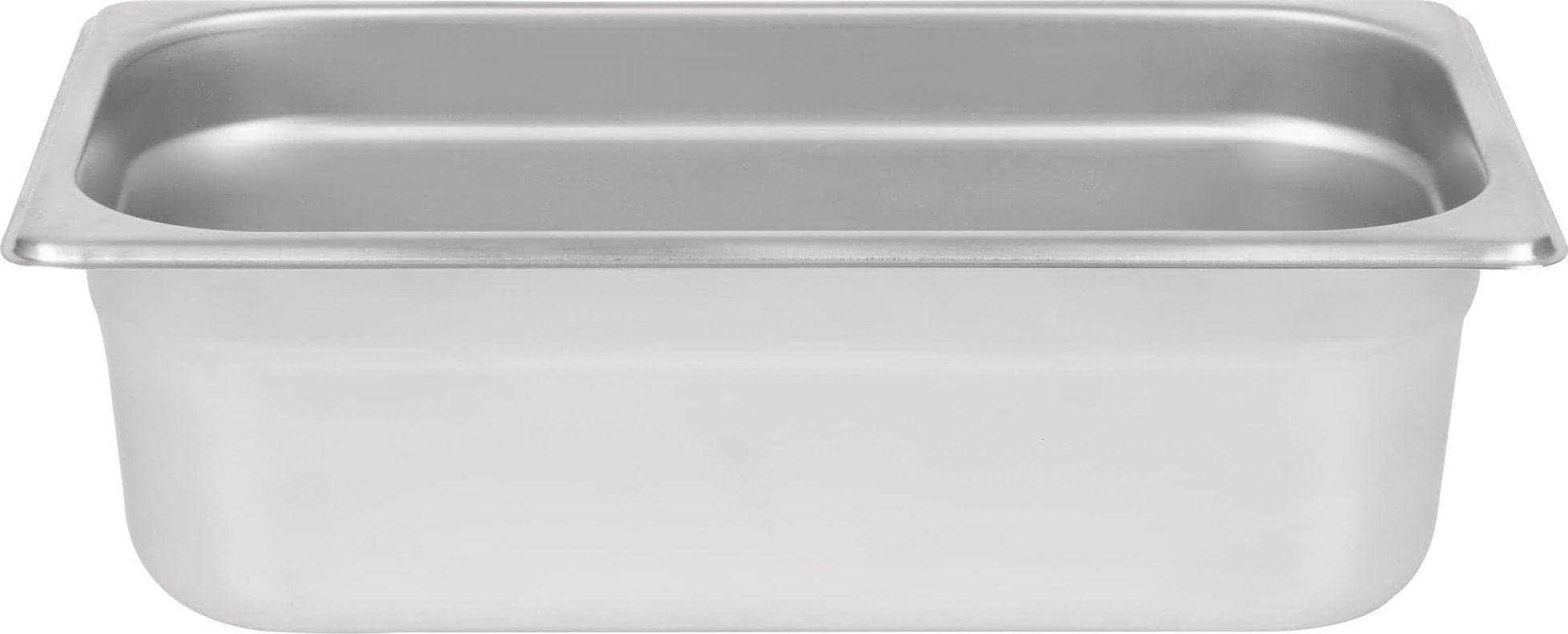 GN 1/3 Third-Size Anti-Jam Stainless Steel Steam Table Pan 4″ Deep