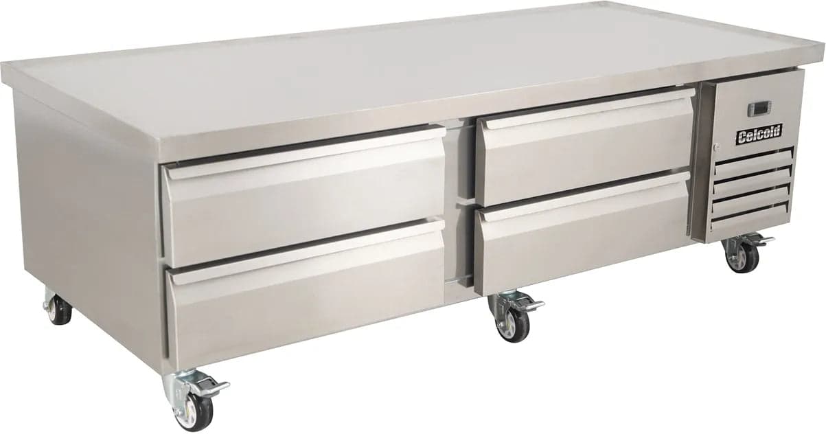 Celcold - 72" Commercial Refrigerated Chef Base - CCB72R