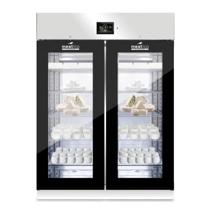 Meatico – — Double-Door Charcuterie and Cheese Curing Cabinet – ALL IN ONE 1500