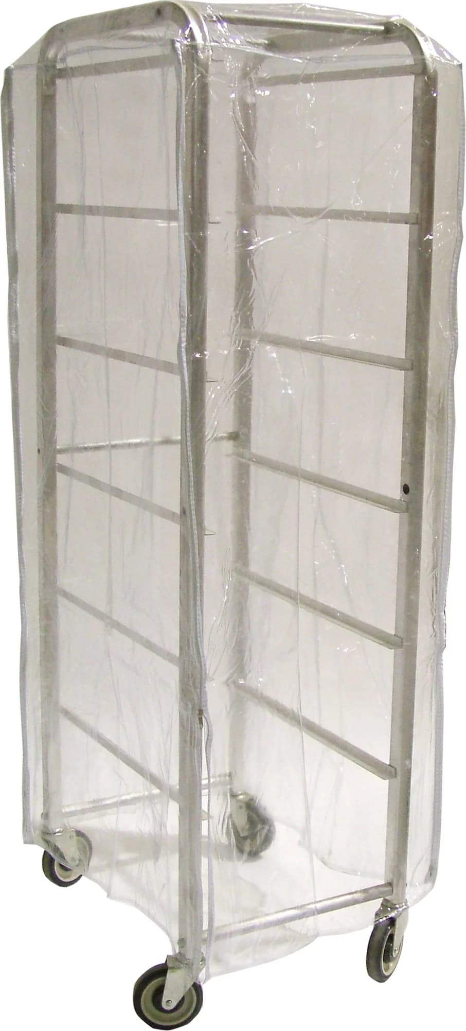 28″ x 24″ x 62″ Clear Nylon Rack Cover