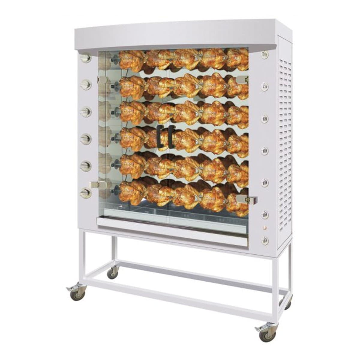 Rotisol – Performance Infrared Rotisserie Oven, gas, countertop, 54-1/8"W, (6) stainless steel V-sha – 1400.6PIG