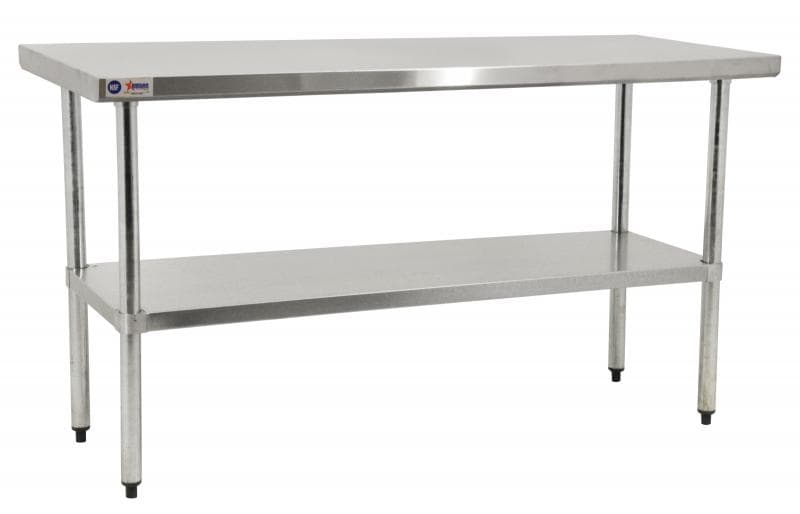 Elite Series 30″ x 72″ Stainless Steel Worktable