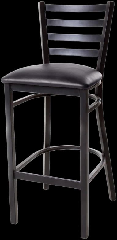 ATS 77-BS Ladder-Back Barstool
