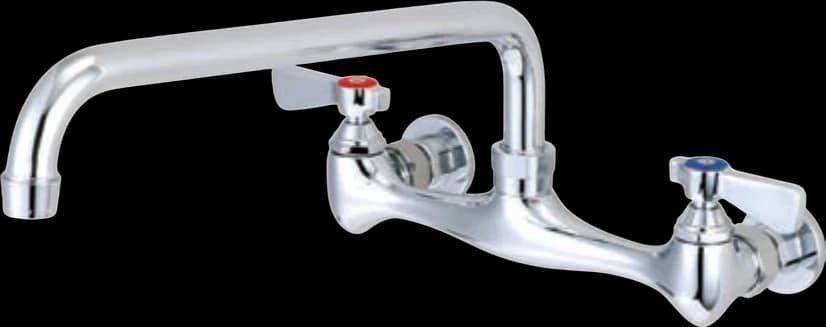 ATS FLO Wall-mounted Faucet 8" with 12" Spout, Commercial-duty