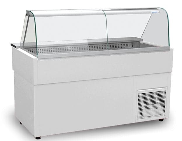 Igloo ESCD67 67″ Refrigerated Salad Case, Curved Glass