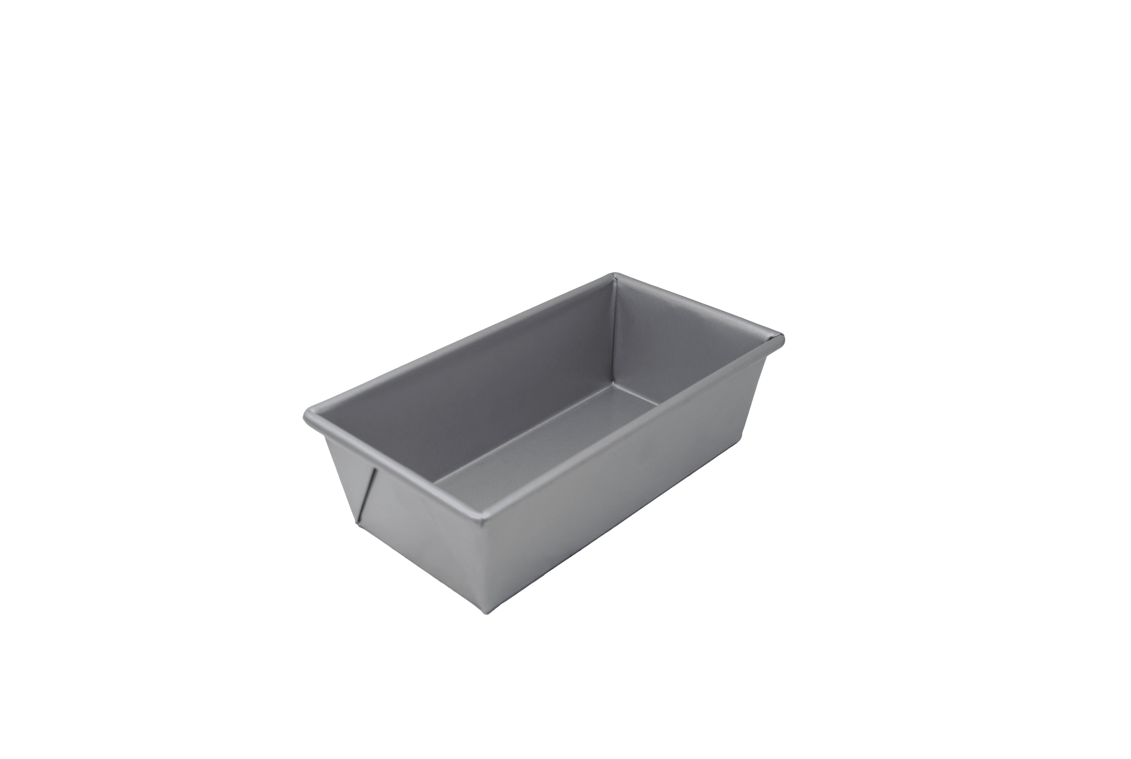 8 – 1/2″ x 4-1/2″ x 2-3/4″ Glazed Aluminized Steel Bread Loaf Pan