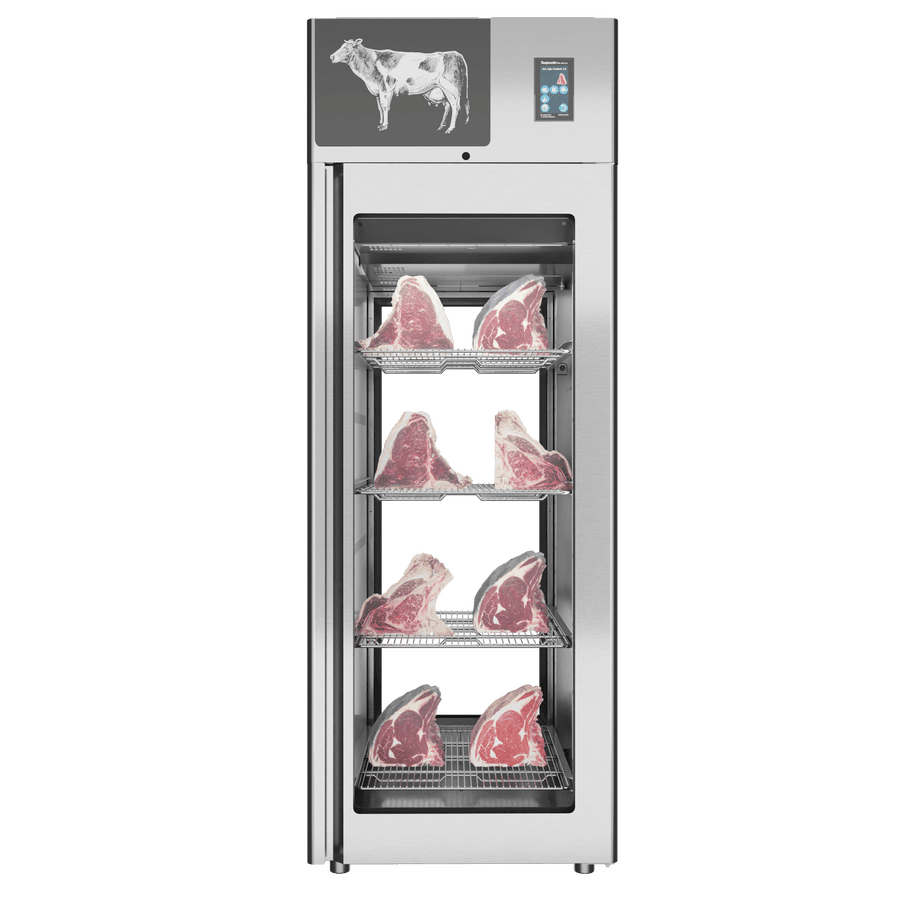 Stagionello® Dry Age 3.0 700 Liter, 150 Kg Dry Aging Cabinet with Humidity Management, 2-Glass View – 220-240V, 1Ph, 548W