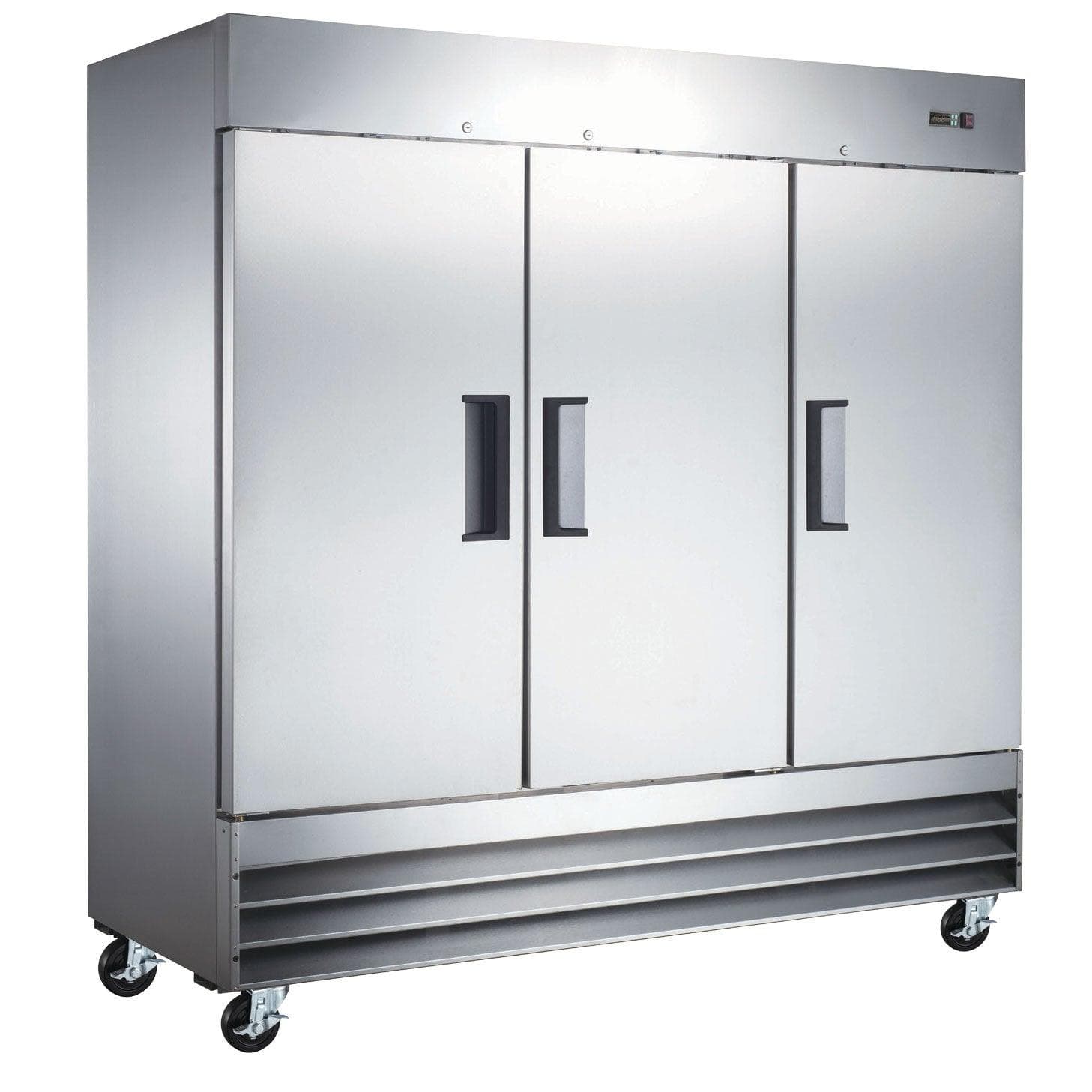 81″ Three (3) Door Reach-in Freezer, 72 cu.ft (2040 L), Stainless Steel