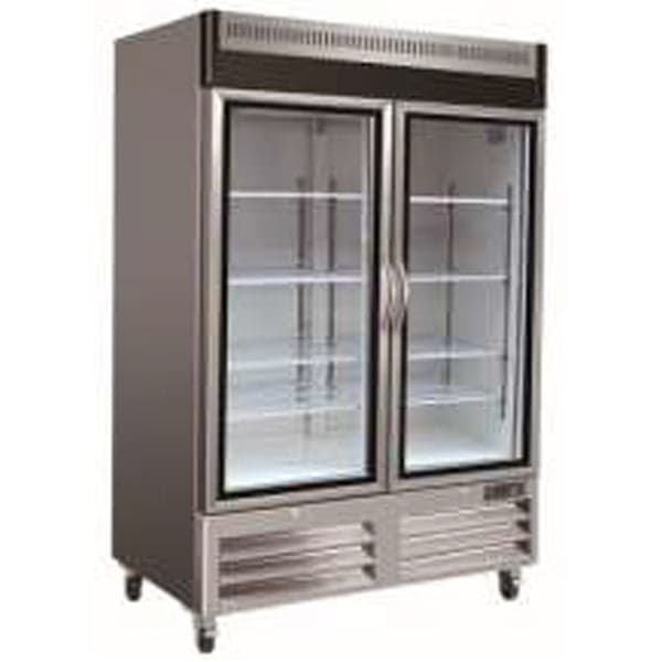 COLDZONE – GLASS DOOR S/S REFRIGERATOR 49″