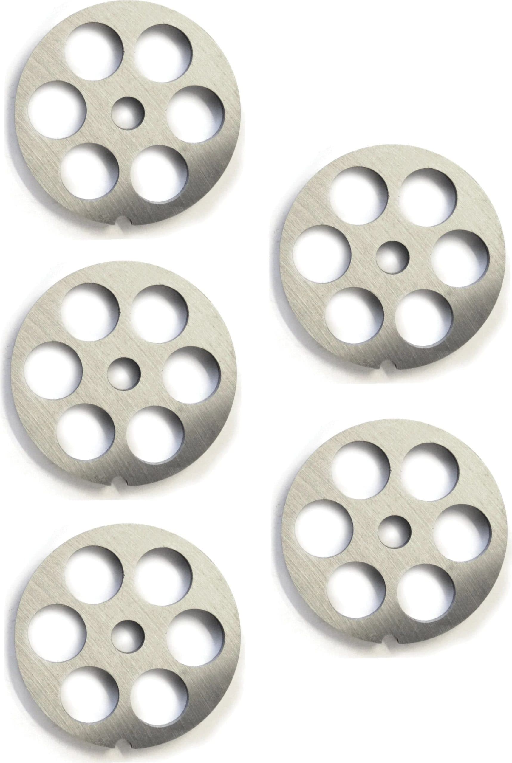 European Style #12 stainless steel plate, hubless, 18mm (3/4″) – one notch/ round