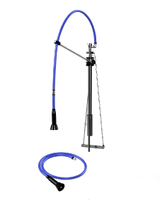 HIMI Products – Instinct Pre-Rinse Faucet Unit with 60″ Hose, V Mount Bracket, Vacuum Breaker & 6′ Extension Hose – IF6005