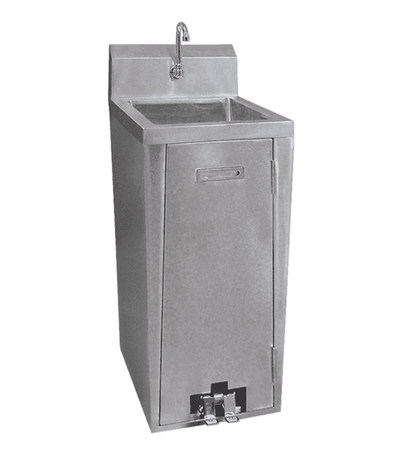 Thorinox TPS-1617 14" x 10" x 5" Pedestal Hand Sink