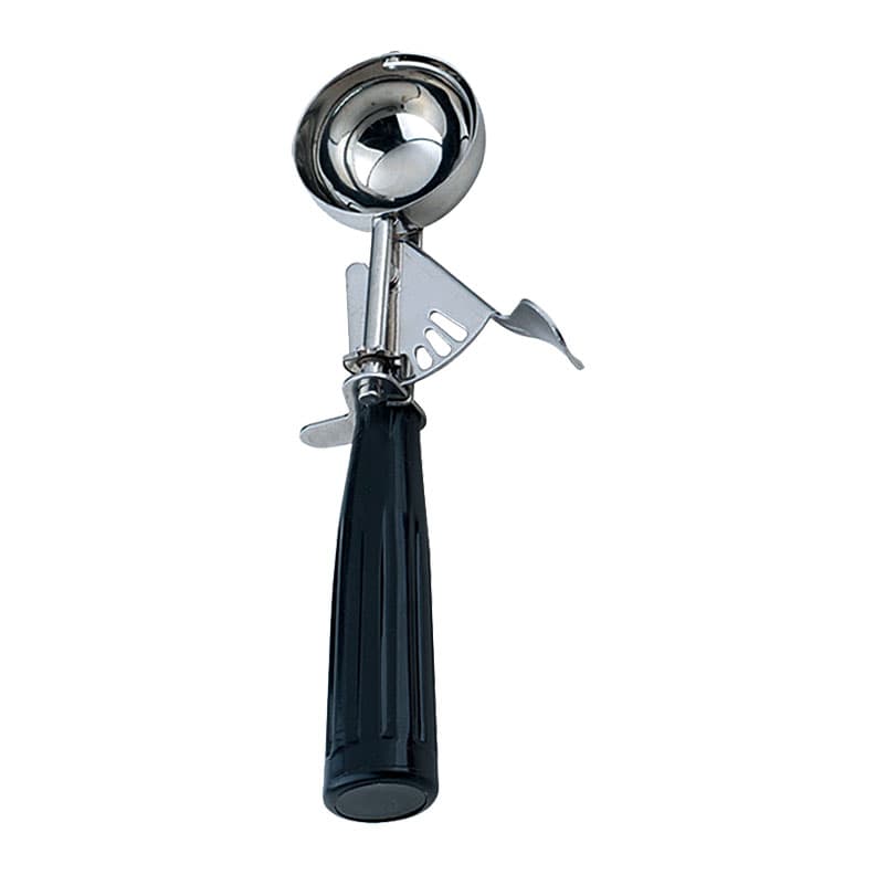 1 1/4 oz Ice Cream Disher with Black Plastic Handle (Size 30)