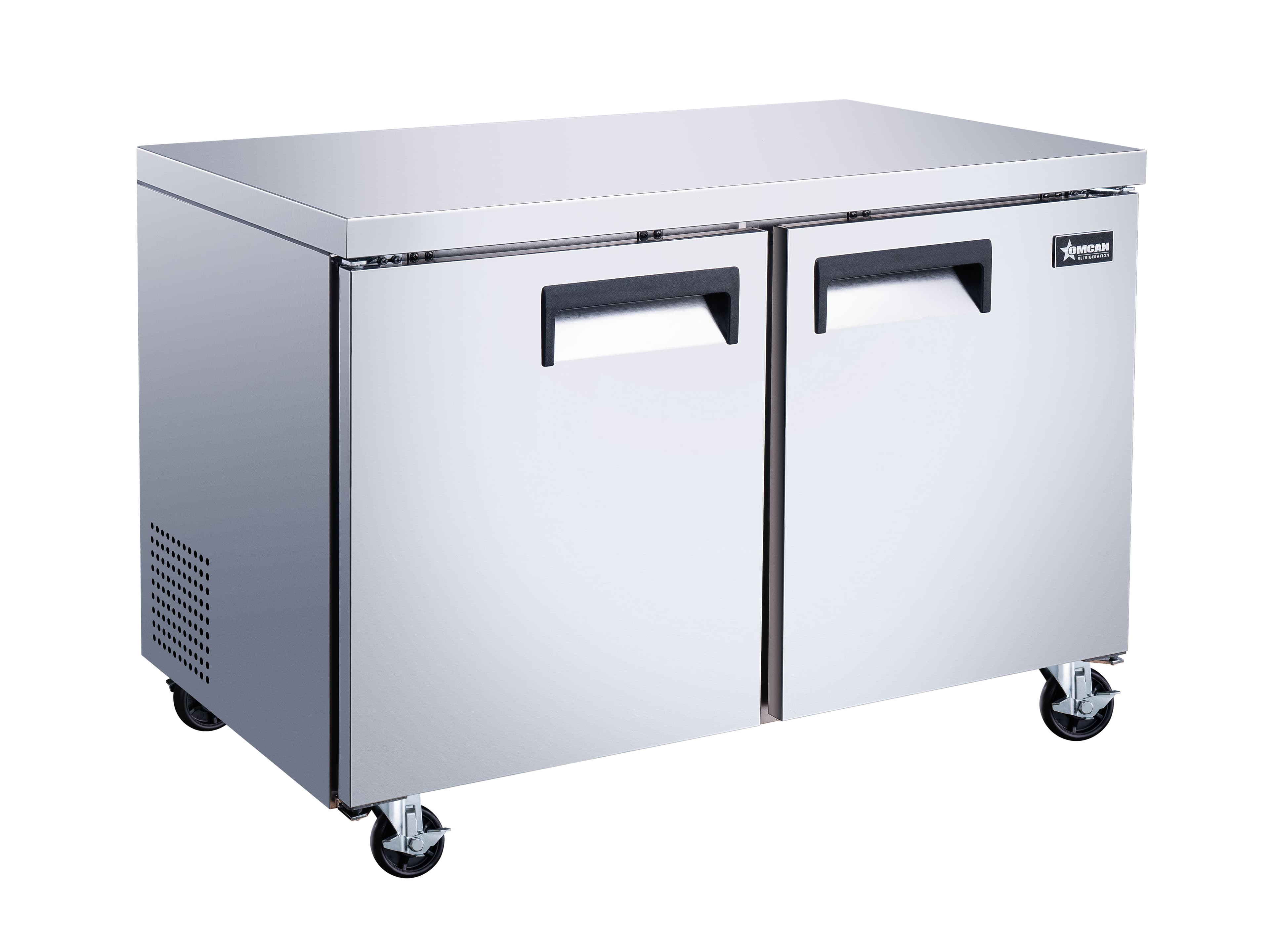 47″ Two (2) Door Undercounter Refrigerator, 12 cu.ft. (338 L), Stainless Steel
