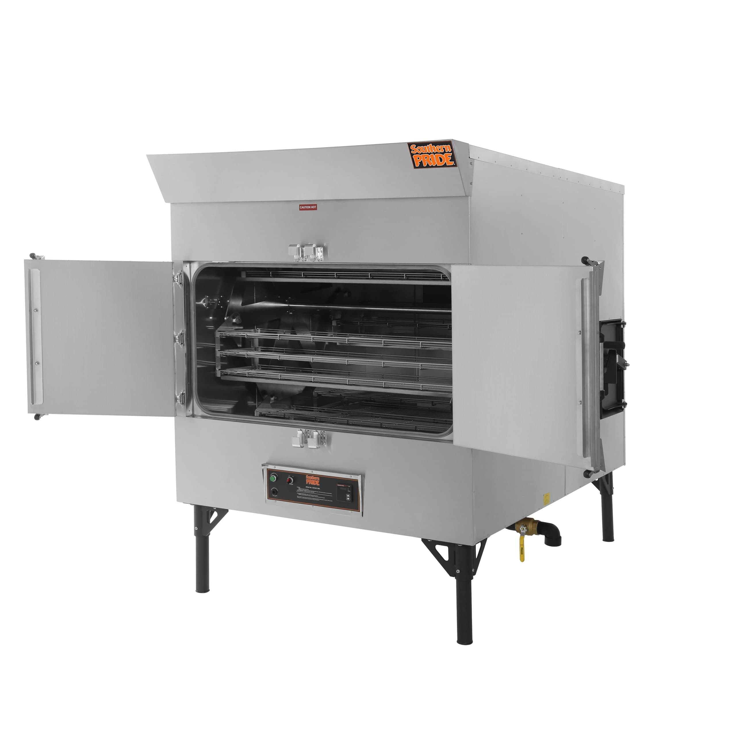Southern Pride SP‐700 Gas Fired Wood‐Burning Rotisserie Smoker -120V