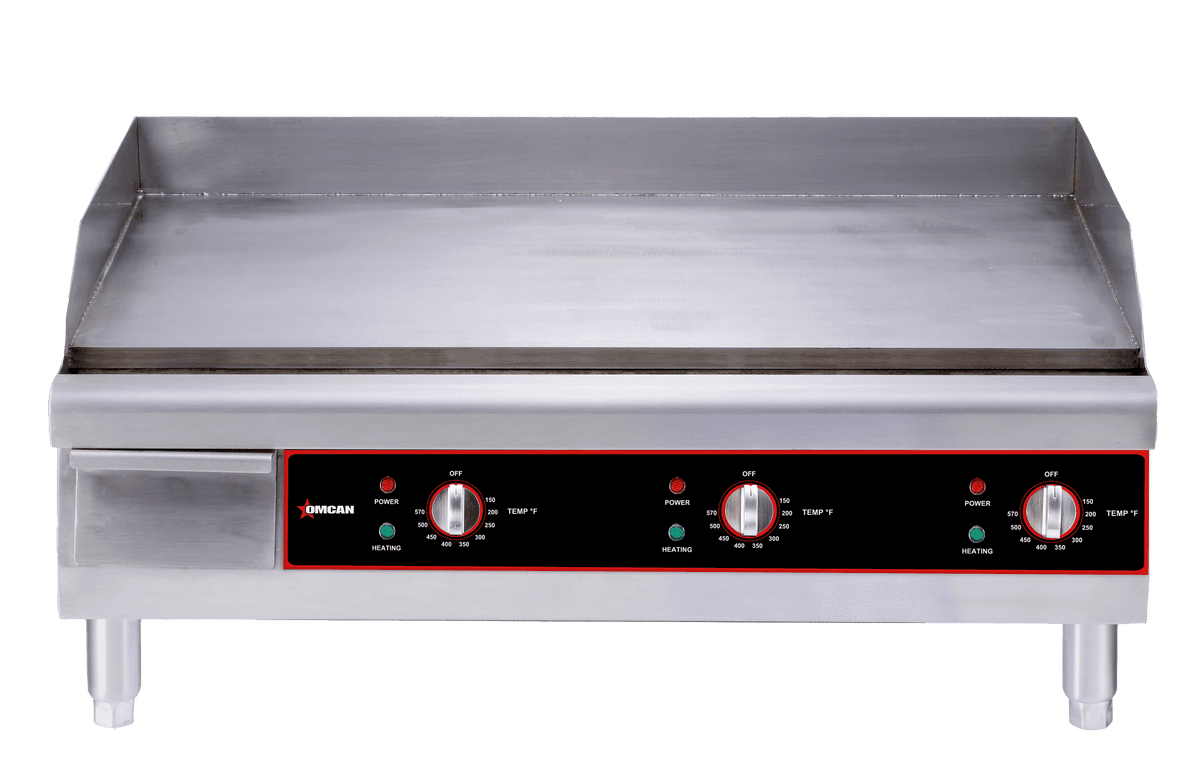 36" Countertop Stainless Steel Electric Griddle