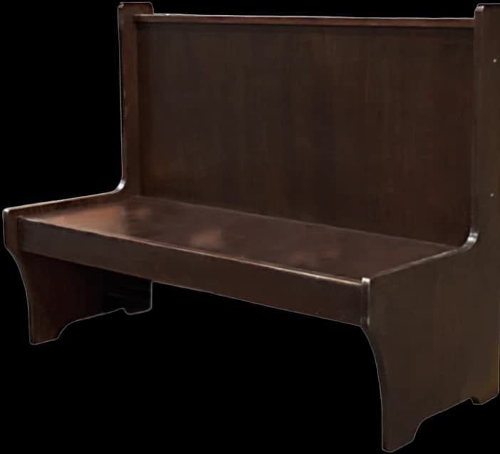 ATS Mission Style Wood Booth, Single, 72" L