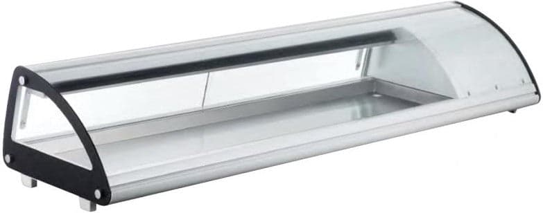 69″ Sushi Showcase with Curved Glass, 3.63 cu.ft. (103 L), White