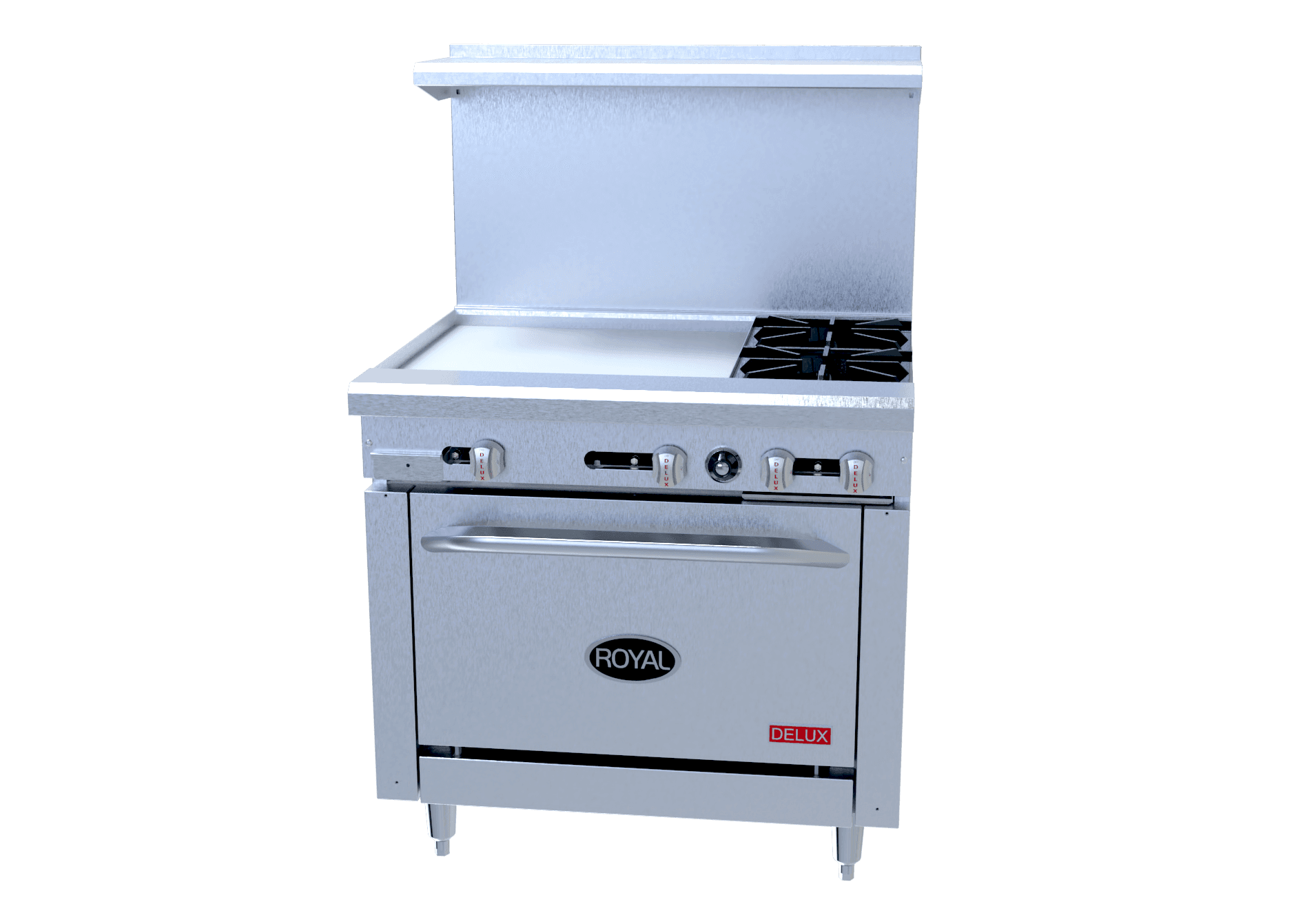 Royal RR-2G24 36″ Propane Gas Range With 24″ Griddle