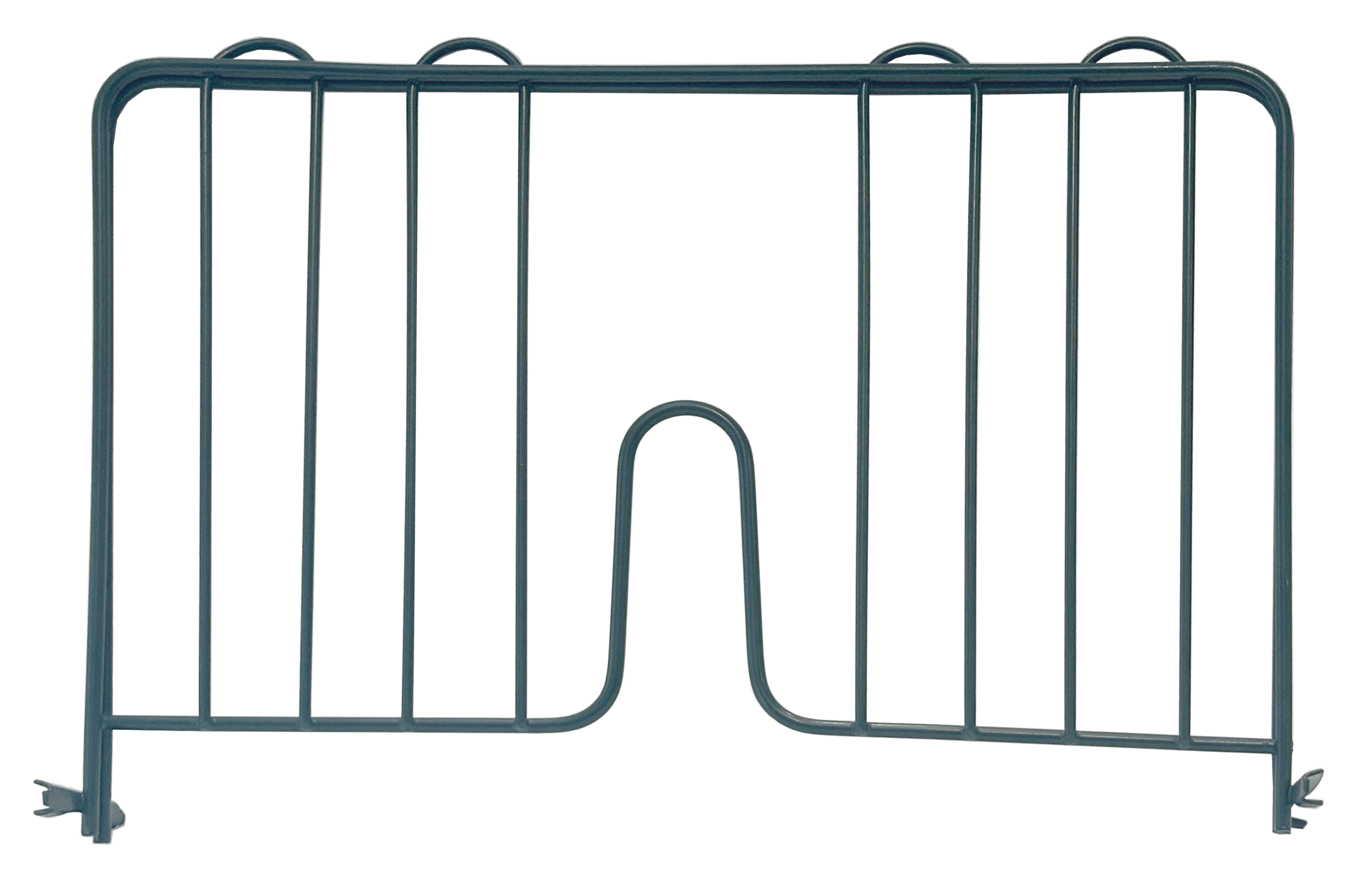 Pressure Fit Green Epoxy Shelf Divider 14" x 4"