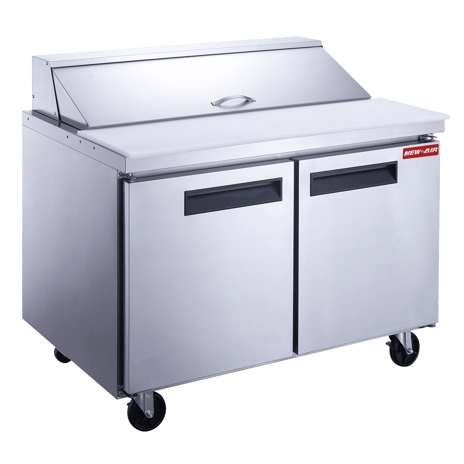 New Air NPT-048-SA 48″ 2-Door Salad/Sandwich Refrigerated Prep Table
