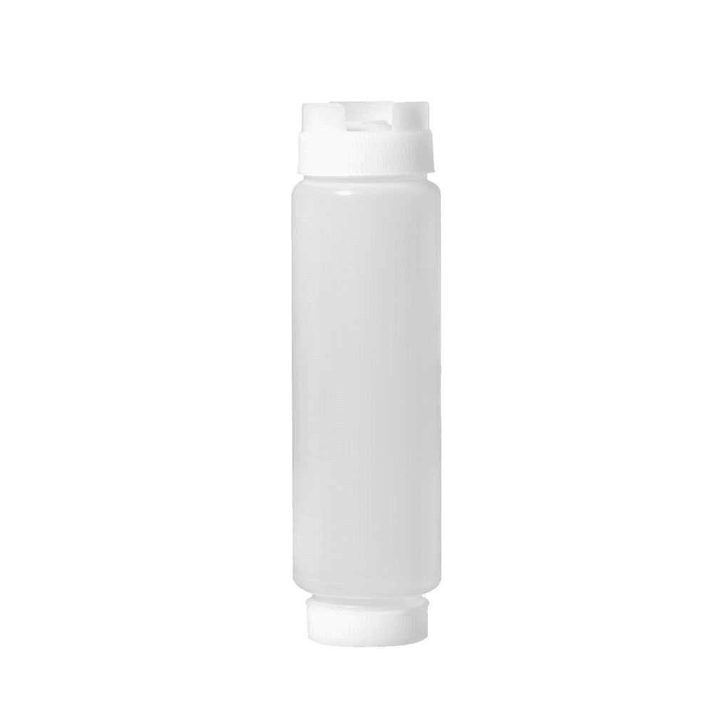 16 oz Clear Dual-way First In First Out Squeeze Bottle NSF