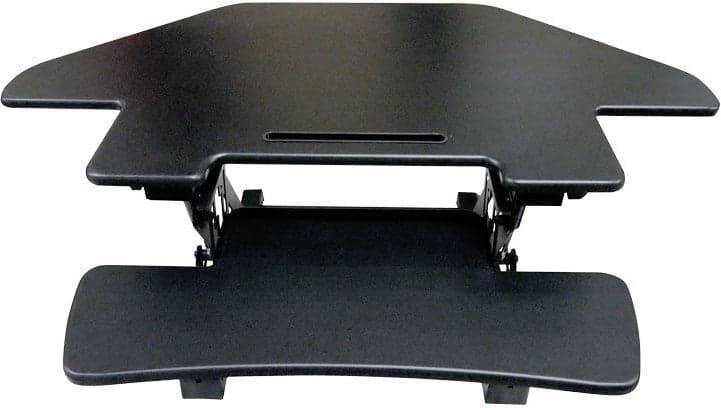 43.3″ x 23.6″ Height-Adjustable Standing Corner Desktop Desk