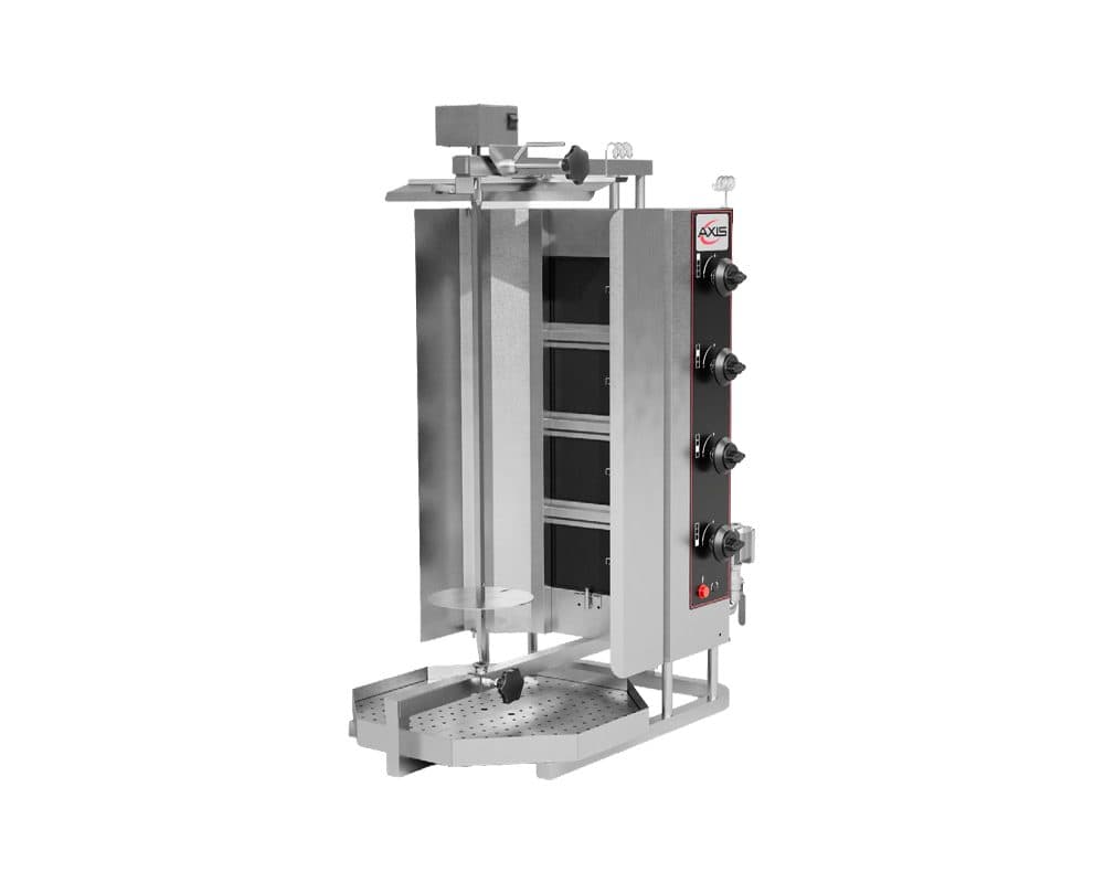 Axis AX-VB4 4 Burner Shawarma/Doner Broiler – Nat Gas