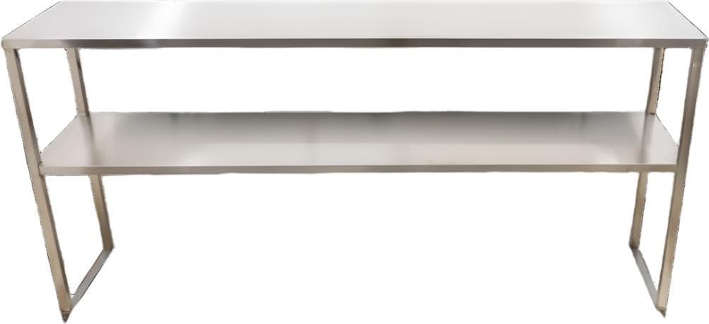 92″ Stainless Steel Double Deck Overshelf for Prep Table #50044