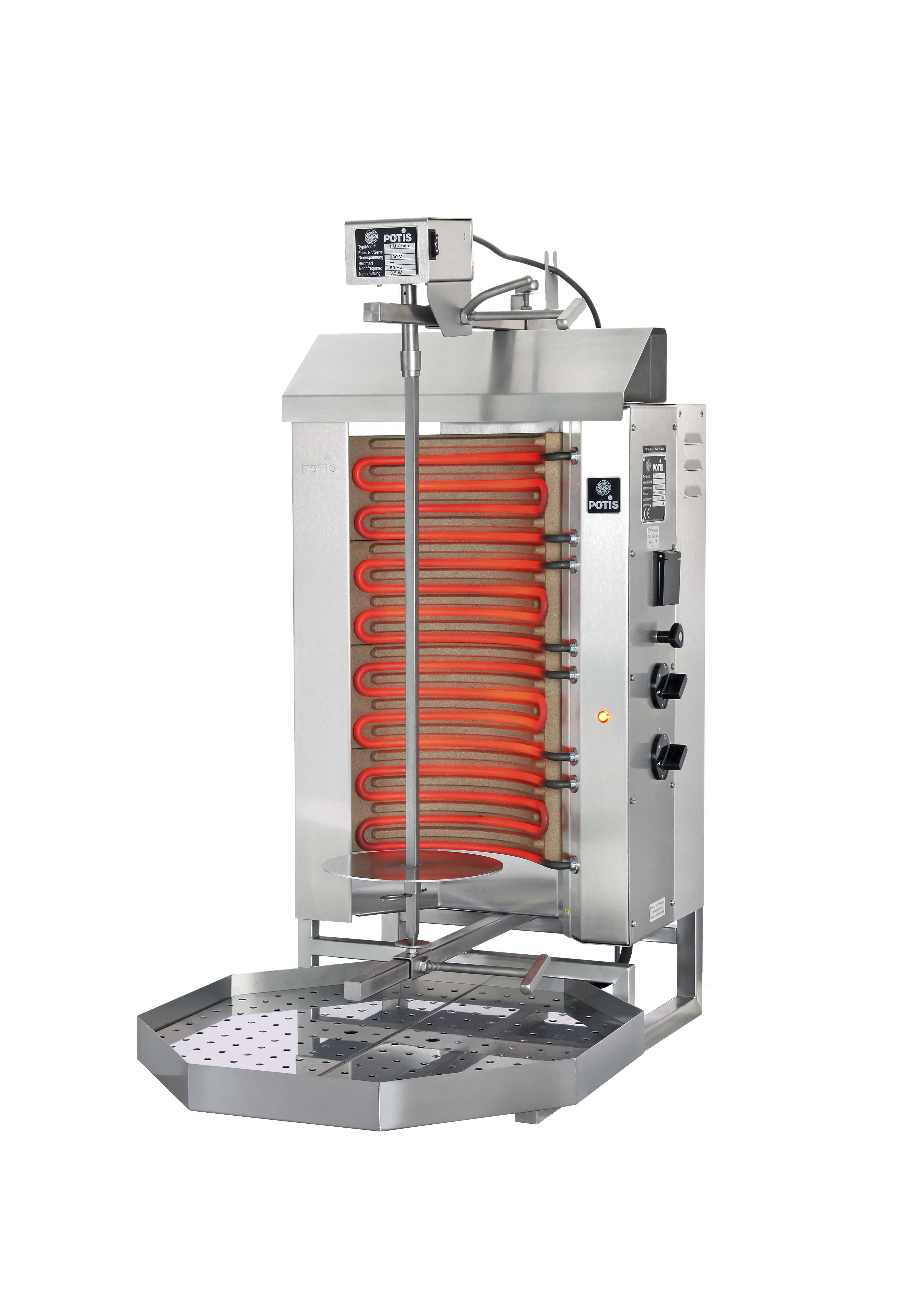 Trento E2 66 Lb. Electric 2-Burner Vertical Doner Kebab Machine – 49063 – 208V