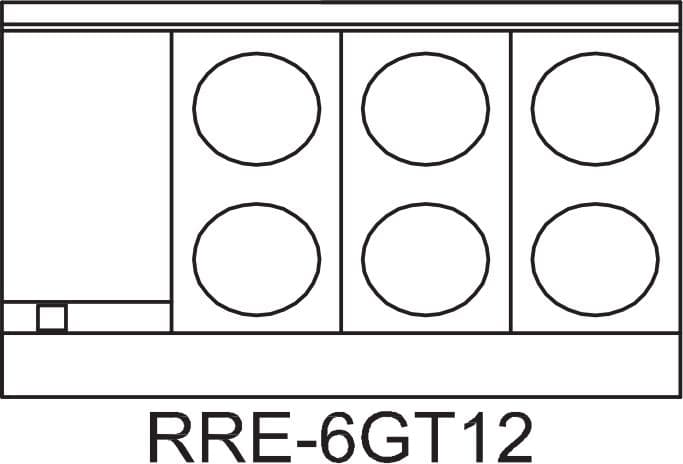 Royal - 48" Stainless Steel with Two 20" Wide Oven Electric Range - RRE-6GT12
