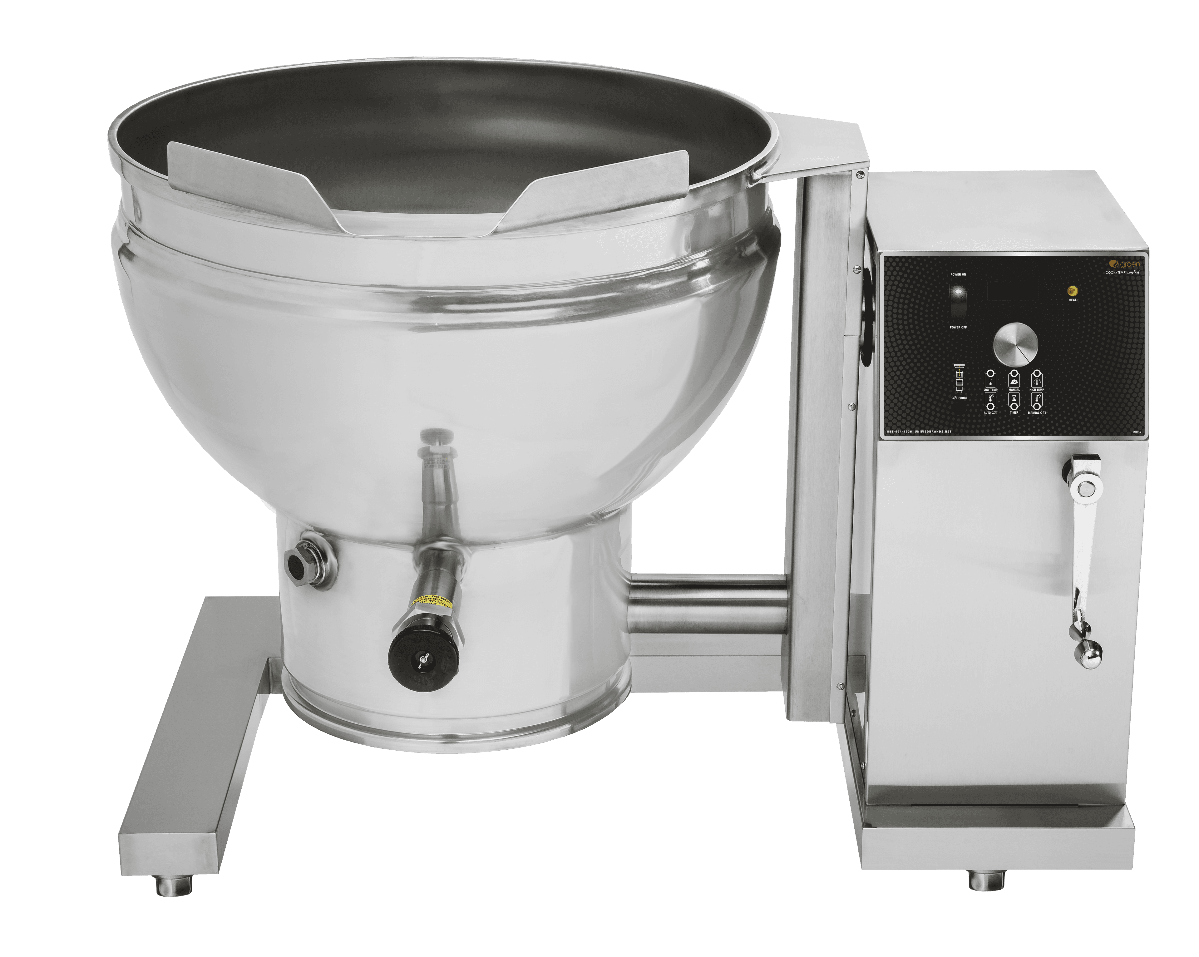 Groen – Steam-Jacketed Kettle, Crank Tilt, Floor, Electric – DEES-40C2T