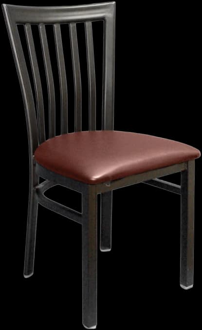 ATS 87 Flared Slat-Back Chair