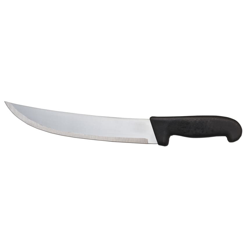 12" Steak Knife with Black Polypropylene Handle
