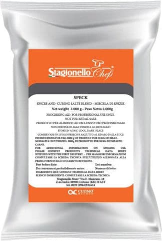 Stagionello Curing Salts and Spice Blends for Long Fermentation Salami Speck 2 kg/bag